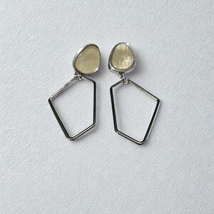Geometric Clip On Earrings